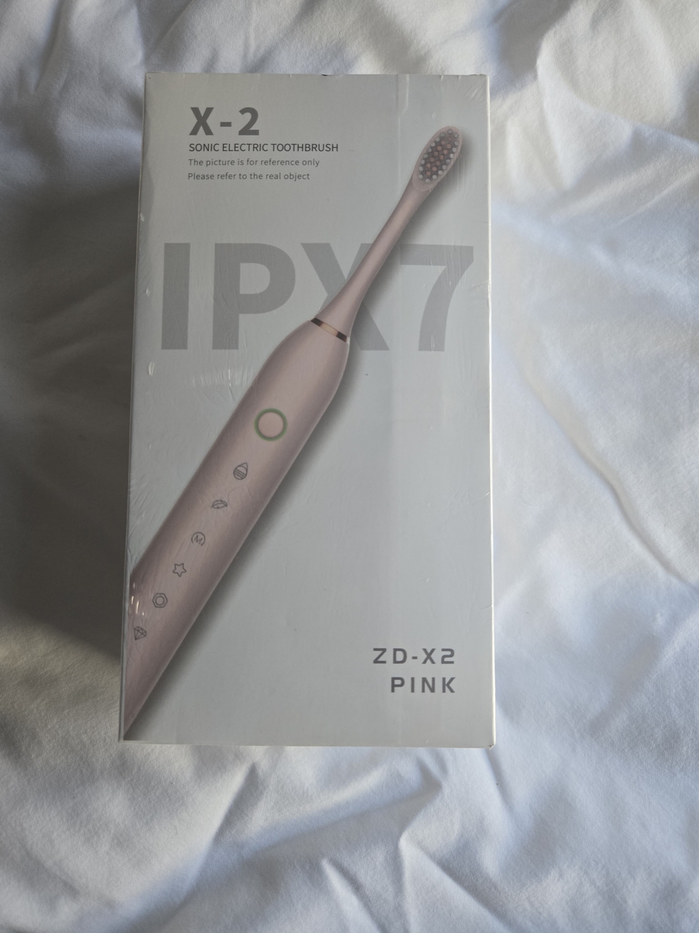 X-2 Sonic Electric Toothbrush - 1 Pink 1 Black
